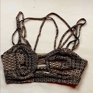Strappy, cutout bralette/crop